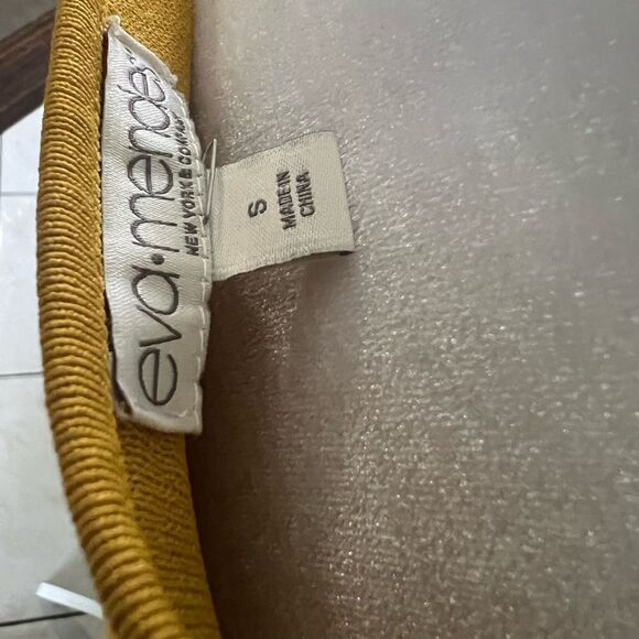 New York & Company Yellow Bodycon Midi Dress - Picture 5 of 6